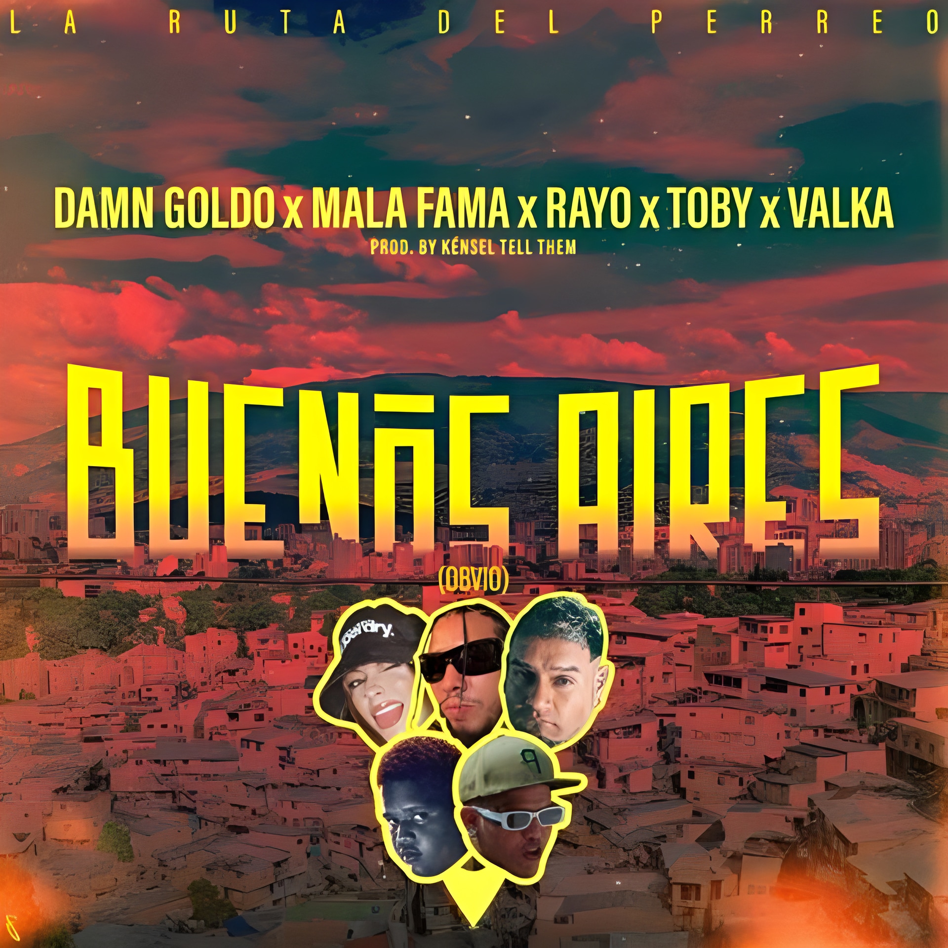 Valka, Rayo & Toby, ElMalaFama ft. Kénsel Tell Them, Damn Goldo